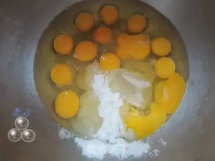 Make Blueberry coconut rolls step 1