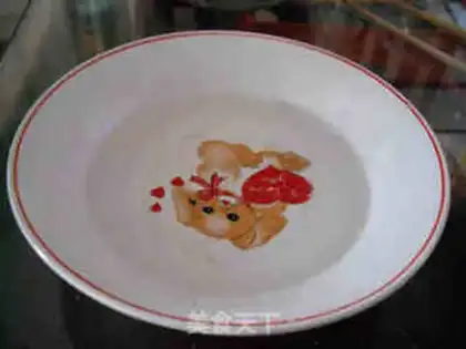 Make Red cream emulsion step 5
