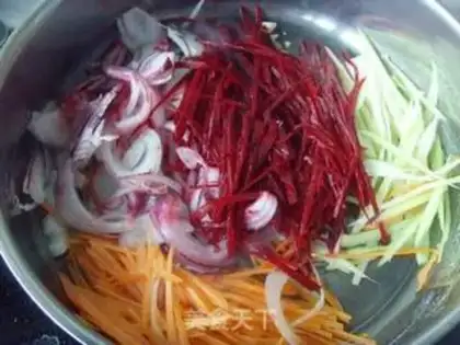 Make Beets cold soup step 2