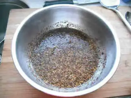 Make Red cream emulsion step 11