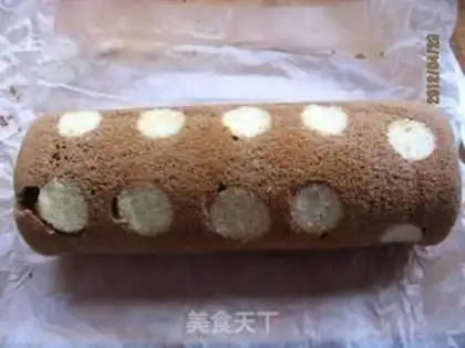Make Pour some cocoa rolls step 17