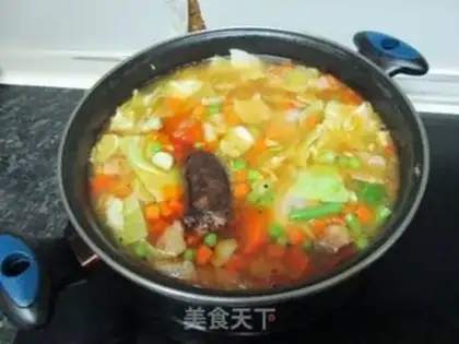 Make Madrid stew step 4