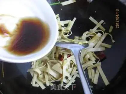 Make Garlic bean peel step 9