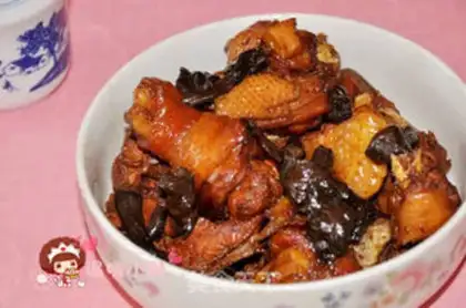 Make Chicken stew mushrooms step 6