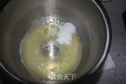 Make Blueberry cake roll step 3