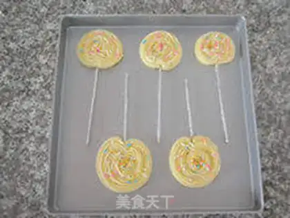 Make Cookie lollipop step 9