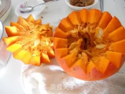 Make The sugary silver pumpkin step 1