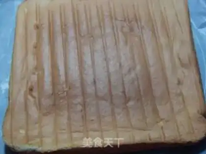 Make Bean cream roll step 7