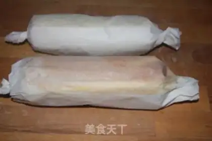 Make Blueberry cake roll step 17