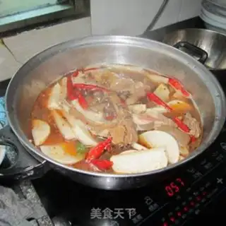 Make Lamb radish dry pot step 7