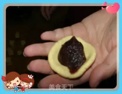 Make Sticky bean buns step 7