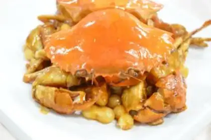 Make Crab fried cake step 11