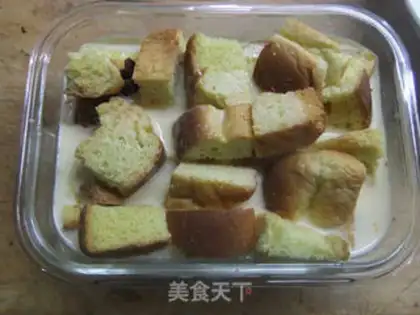 Make Bread pudding step 8