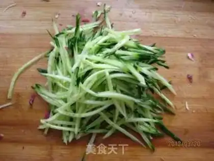 Make cucumber radish step 2