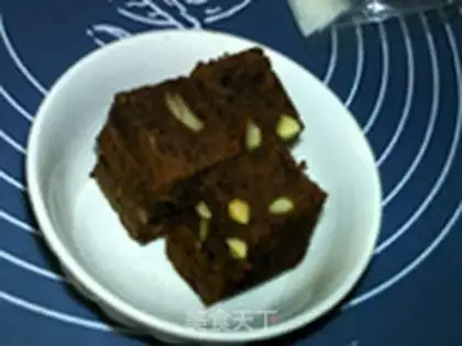 Make Brownie Snowflake step 1