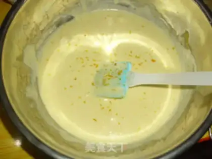 Make Fresh orange cake step 12