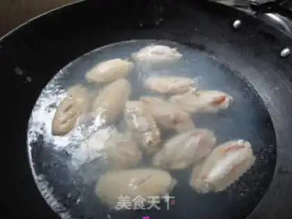 Make Milky word, chicken wings step 3