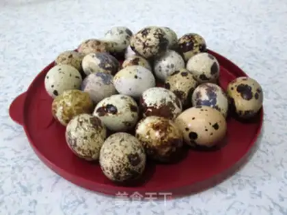 Make Fish, tiger, quail eggs step 1