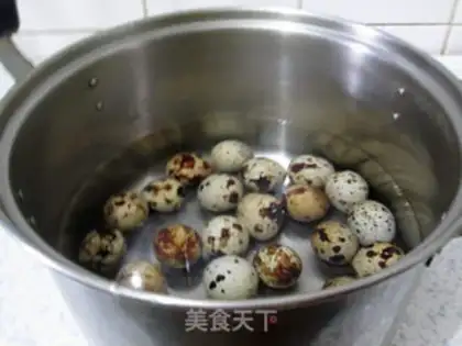Make Fish, tiger, quail eggs step 3