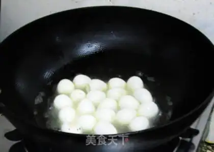 Make Fish, tiger, quail eggs step 5