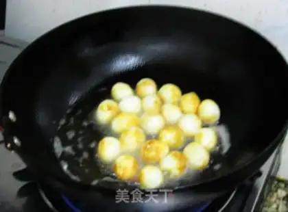Make Fish, tiger, quail eggs step 6