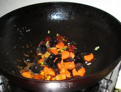 Make Fish, tiger, quail eggs step 8