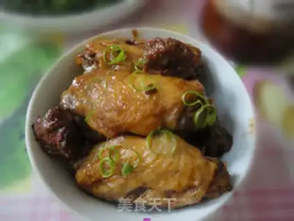 Make Milky word, chicken wings step 14