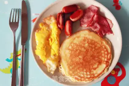 Make Soft American pancakes step 5