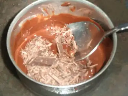 Make Chocolate mousse cake step 20