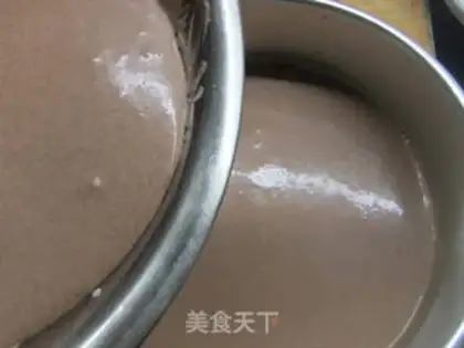 Make Chocolate mousse cake step 24