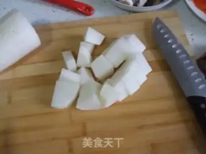 Make The radish cow step 8