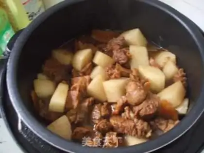 Make The radish cow step 9