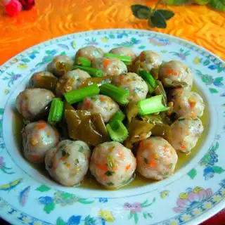 Make Spicy fish balls step 5