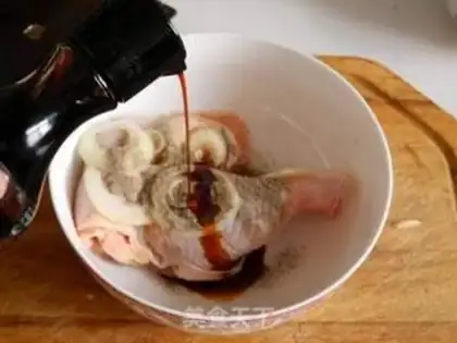 Make Lemonade roasted chicken leg step 2