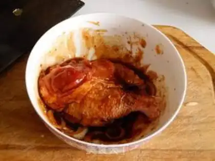 Make Lemonade roasted chicken leg step 5