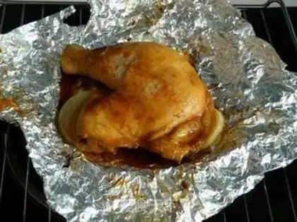 Make Lemonade roasted chicken leg step 12