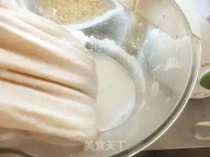 Make Homemade tofu skin step 2