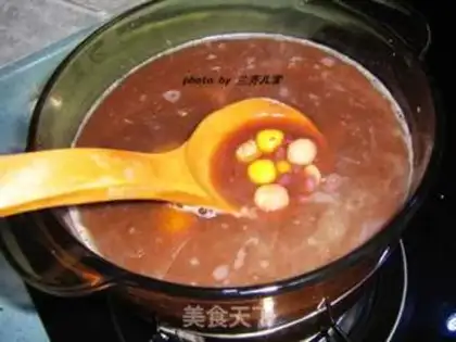Make Red bean papaya lotion soup step 3