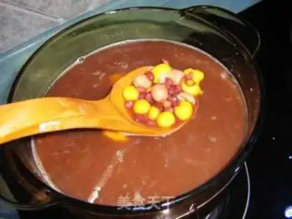 Make Red bean papaya lotion soup step 4