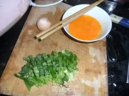 Make Fried omelet step 1