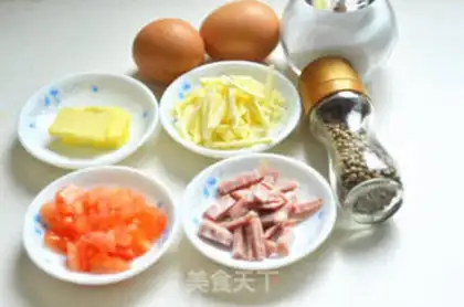 Make Ham cheese omelet step 0
