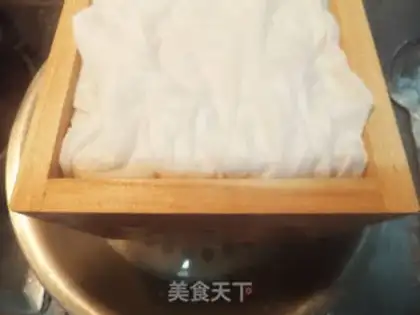 Make Homemade tofu skin step 17
