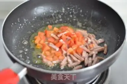 Make Ham cheese omelet step 3