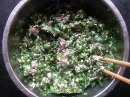 Make Fresh pot sticker step 0