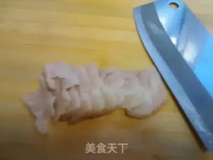 Make Sour sauce and white meat step 5