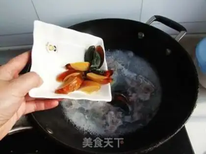 Make Tomato skin egg fan soup step 7
