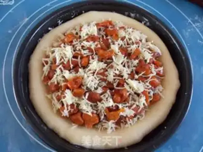 Make New Orleans barbecue pizza step 12