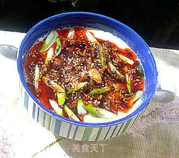 Make Red oil beans step 8