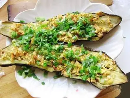 Make Garlic grilled eggplant step 7
