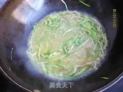 Make The radish fan shrimp step 3